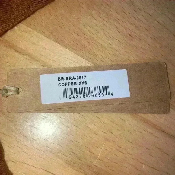 Skims Bralette Copper Brown Size XXS - Picture 9 of 9